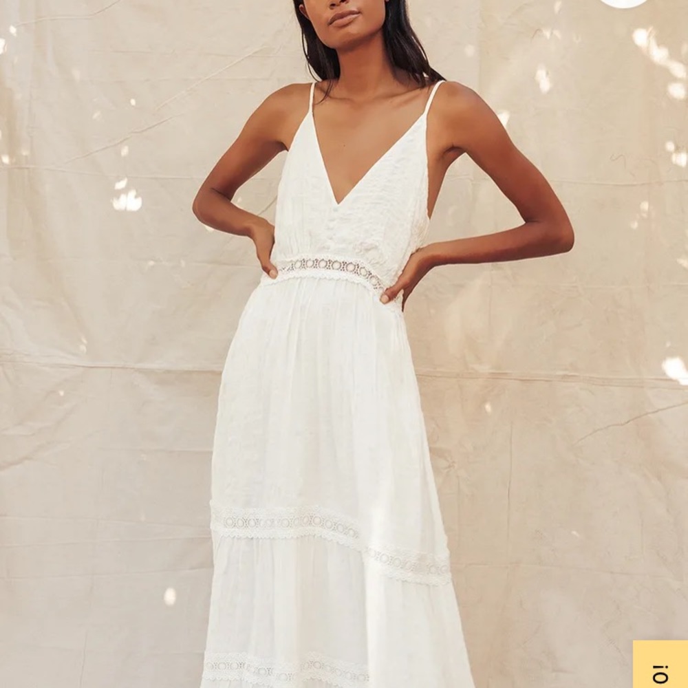 Lulus White Summer Dress
